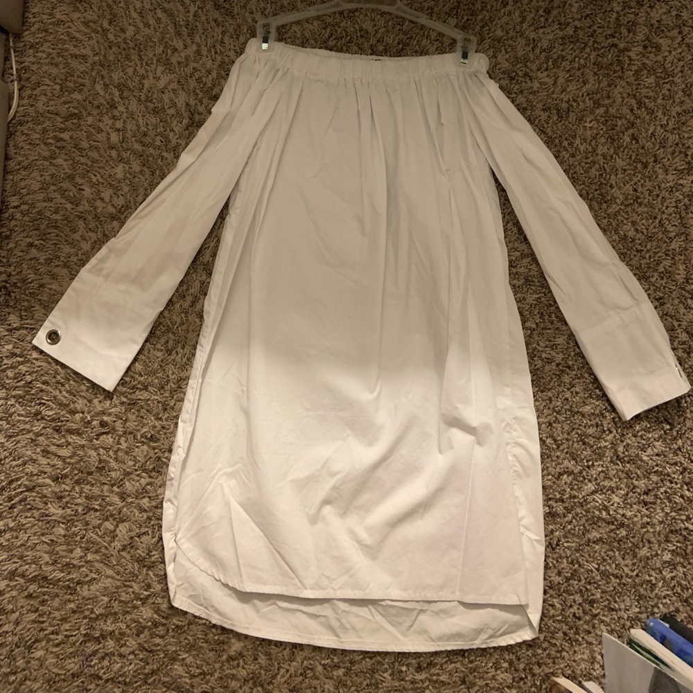 White off the shoulder dress